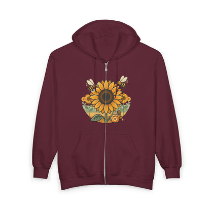 Unisex Heavy Blend™ Full Zip Hooded Sweatshirt